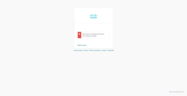 Security scan screenshot of https://salesconnect.cisco.com