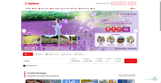 Security scan screenshot of https://www.mayflower.com.my