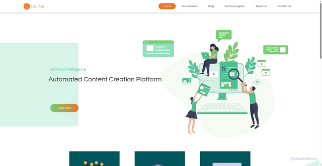 Security scan screenshot of https://squirai.com
