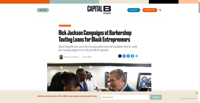 Security scan screenshot of https://atlanta.capitalbnews.org/georgia-governor-race-black-voters-rick-jackson/
