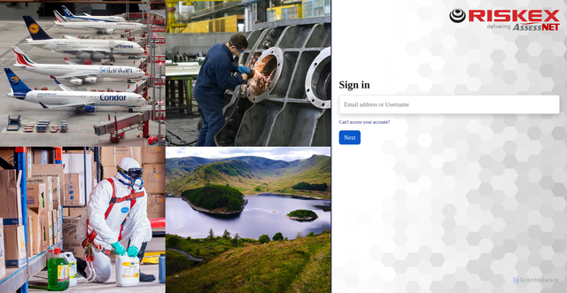Security scan screenshot of https://app1.assessweb.co.uk