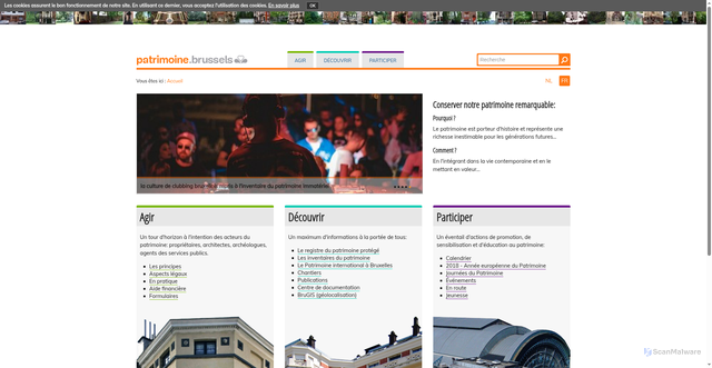 Security scan screenshot of analytics.urban.brussels