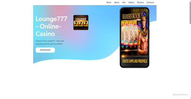 Security scan screenshot of http://legendpeliautomaatit.space/