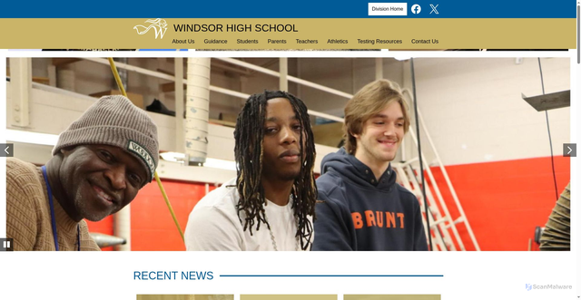 Security scan screenshot of https://whs.iwcs.k12.va.us/