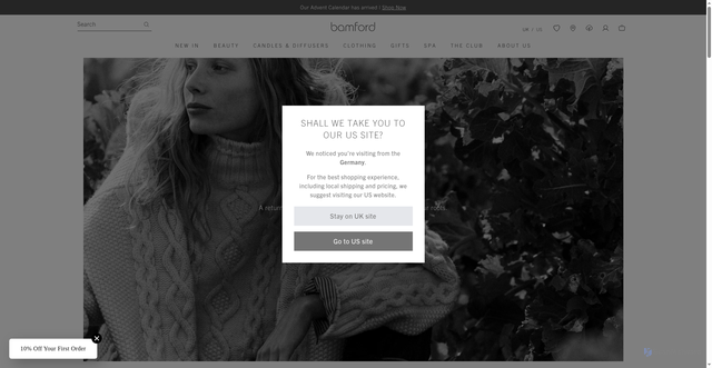 Security scan screenshot of https://www.bamford.com