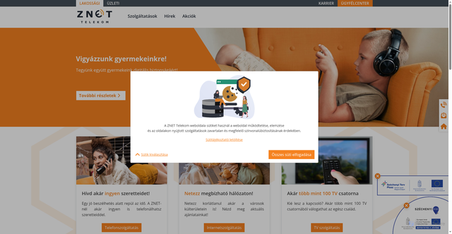 Security scan screenshot of https://zt.hu