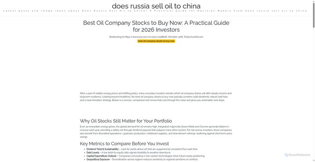 Security scan screenshot of https://pikselglobaljournal-dpp6yca56kr6.edgeone.app/best-oil-company-stocks-to-buy-now.html