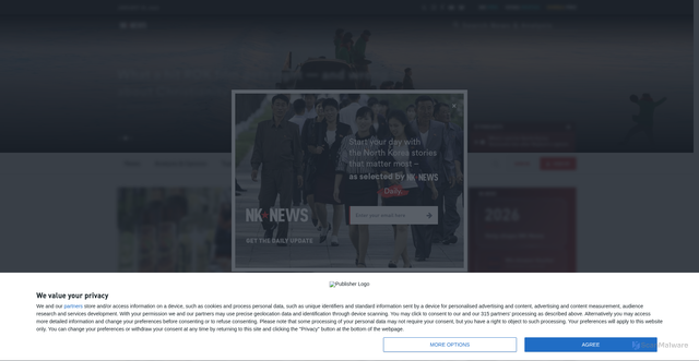 Security scan screenshot of https://nknews.org