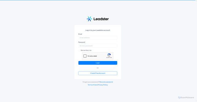 Security scan screenshot of https://app.leadster.com.br
