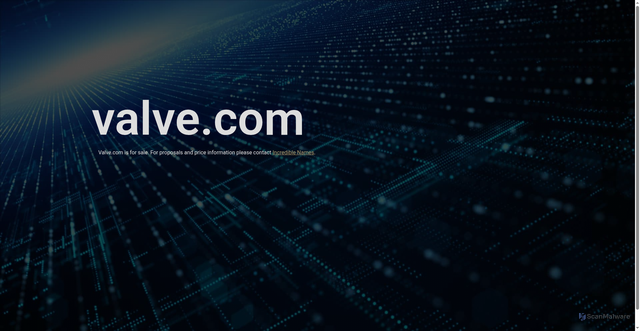 Security scan screenshot of https://valve.com/