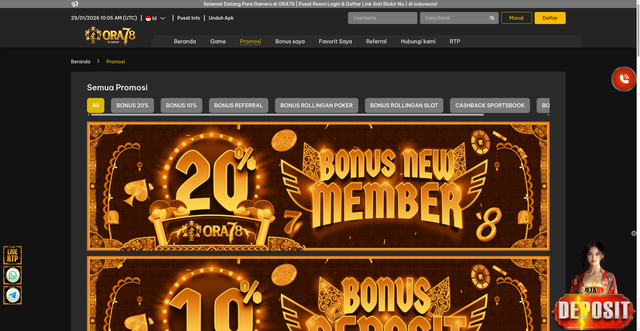 Security scan screenshot of https://ora78jagoan.com/promotion