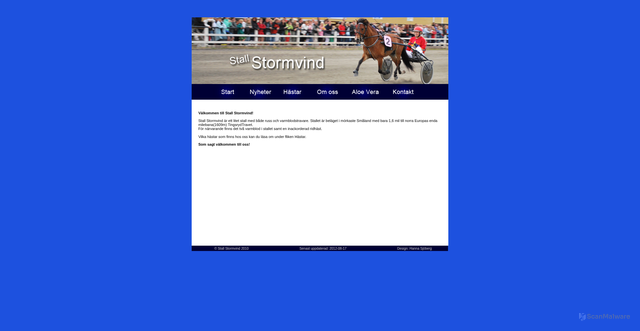 Security scan screenshot of https://stallstormvind.se
