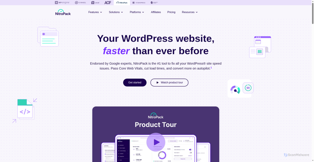 Security scan screenshot of https://cdn-bjnji.nitrocdn.com