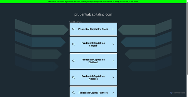 Security scan screenshot of https://prudentialcapitalinc.com/