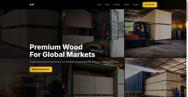 Security scan screenshot of https://ajcorporindo.com/index.html