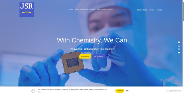 Security scan screenshot of https://jsrmicro.com