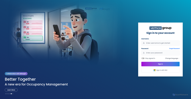 Security scan screenshot of https://vemcount.com