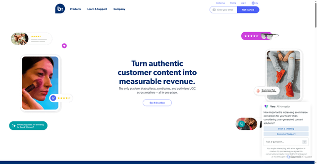 Security scan screenshot of https://bazaarvoice.com