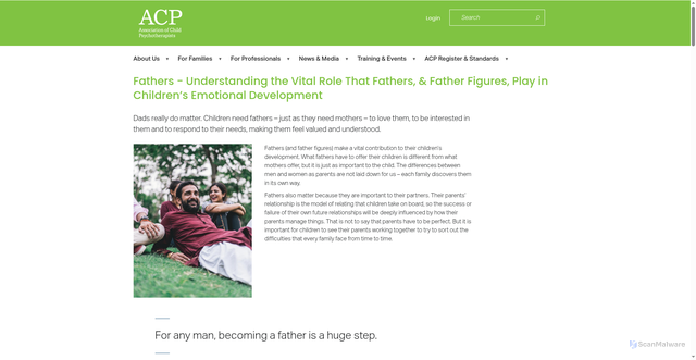 Security scan screenshot of https://childpsychotherapy.org.uk/resources-families/understanding-childhood/fathers-understanding-vital-role-fathers-father-figures