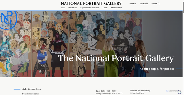 Security scan screenshot of https://collectionimages.npg.org.uk