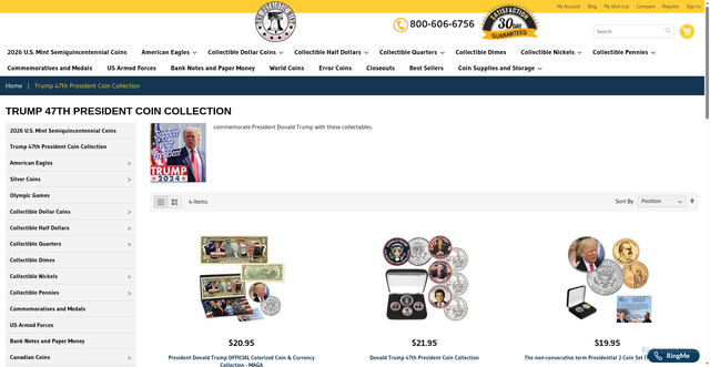 Security scan screenshot of https://www.thepatrioticmint.com/45th-president-colorized-coin-collection.html?srsltid=AfmBOooC37NyY0HYVBTiWFoUpUIsFer1Z3xE_8QUELRYesDgYHEMq-J6