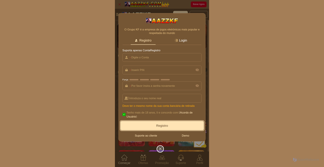 Security scan screenshot of http://aazzkf.org/