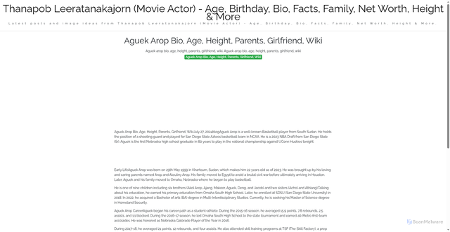 Security scan screenshot of https://nusaglobalmedia-dp2t8grwtfvf.edgeone.app/aguek-arop-bio-age-height-parents-girlfriend-wiki.html