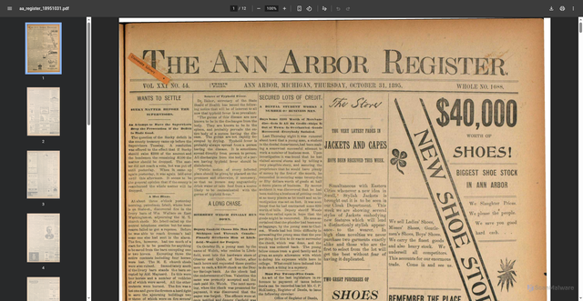 Security scan screenshot of https://aadl.org/files/documents/pdf/aa_register/aa_register_18951031.pdf