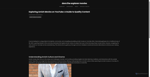 Security scan screenshot of https://cakrawaladailyspot-dp03tbwzeqah.edgeone.app/amish-movies-on-youtube.html