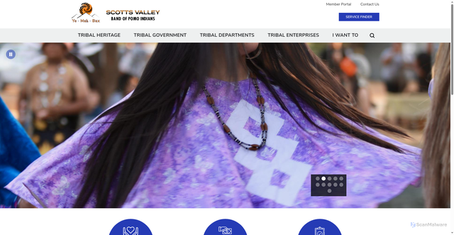 Security scan screenshot of https://www.scottsvalley-nsn.gov/