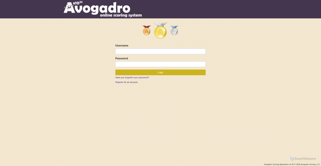 Security scan screenshot of https://app.avogadro.ws