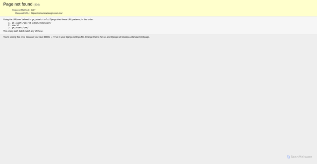 Security scan screenshot of https://comunicaciongm.com.mx