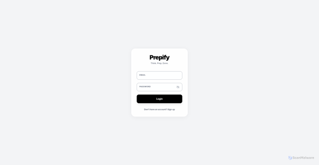 Security scan screenshot of https://prepify-54vahdrhz0.edgeone.app/