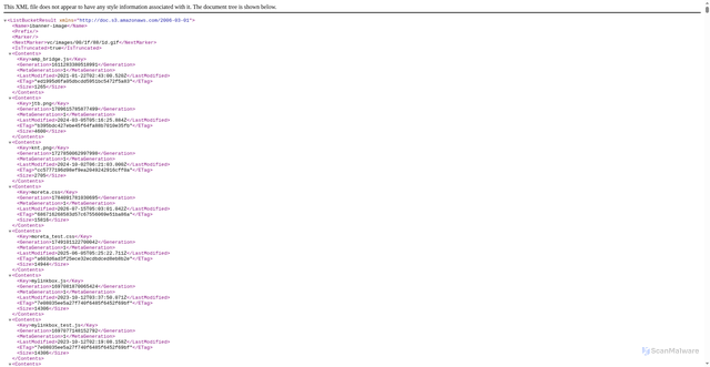 Security scan screenshot of https://aml.valuecommerce.com