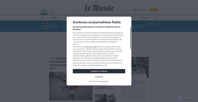 Security scan screenshot of https://sanefautoroute-client.com/as.php