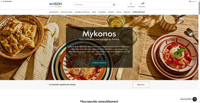 Security scan screenshot of https://www.maisonenvogue.com