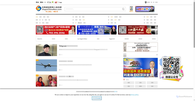 Security scan screenshot of https://www.vegaschinaren.com