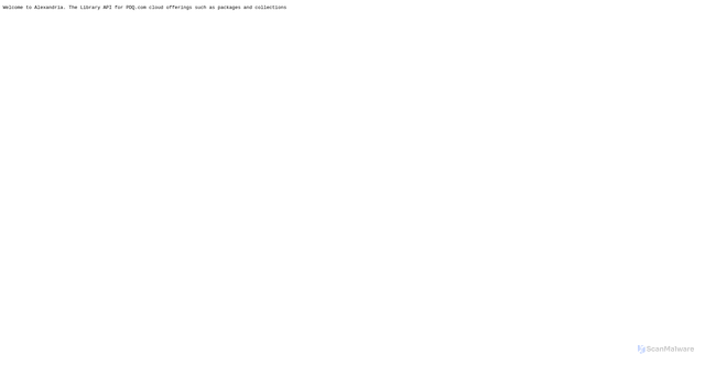 Security scan screenshot of https://library.pdq.com