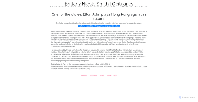 Security scan screenshot of https://ddsgrowthsitus-851j992sno.edgeone.app/20384-one-for-the-oldies-elton-john-plays-hong-kong-again-this-autumn.html