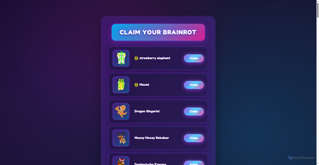 Security scan screenshot of https://brainrot-1vrsc4wtwd.edgeone.app/