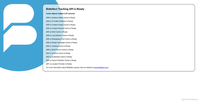 Security scan screenshot of https://bttrack.com/