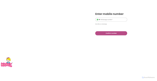 Security scan screenshot of https://kidoz.shop/login?from=%2Forders