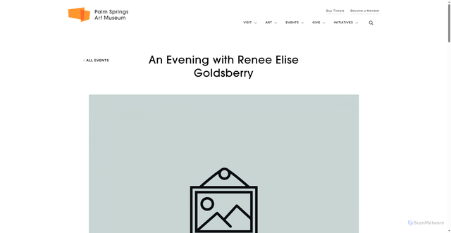 Security scan screenshot of https://www.psmuseum.org/events/renee-elise-goldsberry
