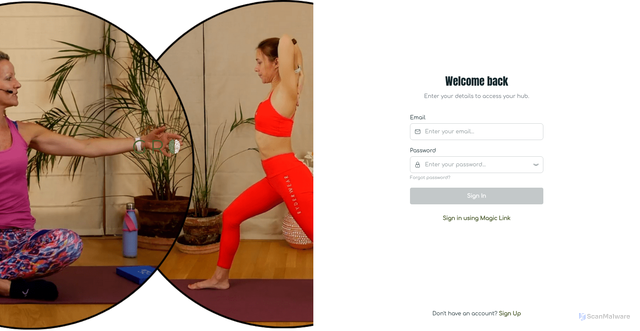 Security scan screenshot of http://pilates.globalrehabonline.com/