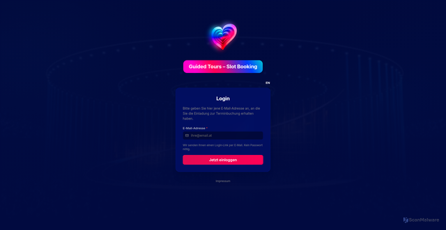 Security scan screenshot of https://booking.mediaservice.io/