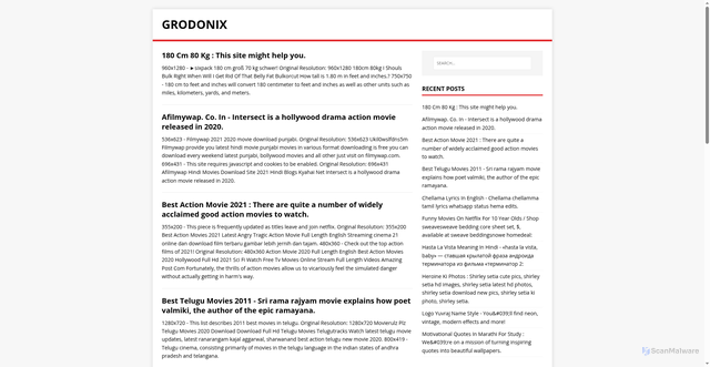 Security scan screenshot of http://grodonix.pages.dev/