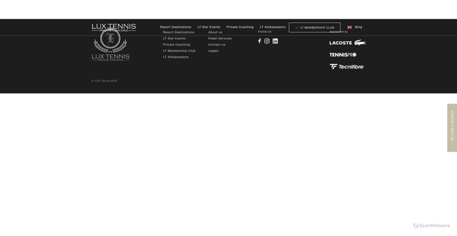 Security scan screenshot of https://www.luxtennis.com/our-coaches/karen-khachanov/