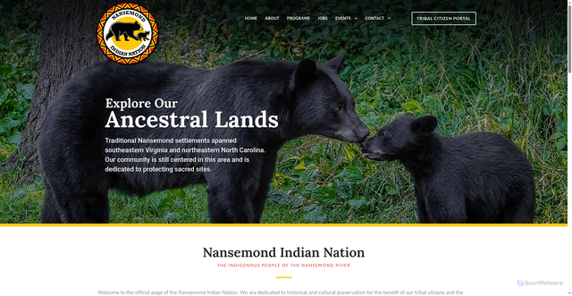 Security scan screenshot of https://nansemond.gov/