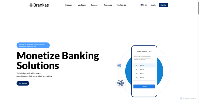 Security scan screenshot of https://brank.as