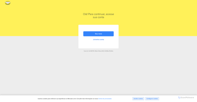 Security scan screenshot of https://www.mercadolivre.com.br/apple-iphone-15-128-gb-verde-distribuidor-autorizado/p/MLB1027172671